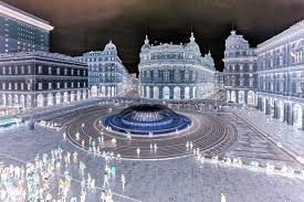 Piazza de Ferrari a Genova