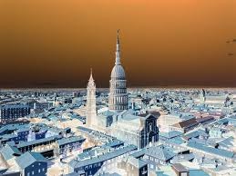 Panorama di Novara con la Cupola di San Gaudenzio