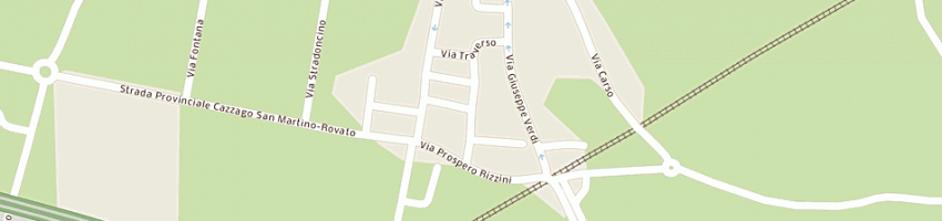 Mappa della impresa rota raffeaella a CAZZAGO SAN MARTINO