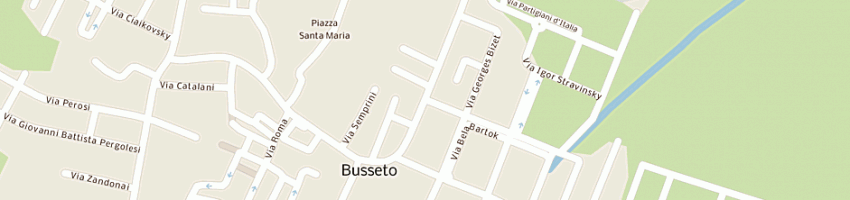 Mappa della impresa contini gianni a BUSSETO