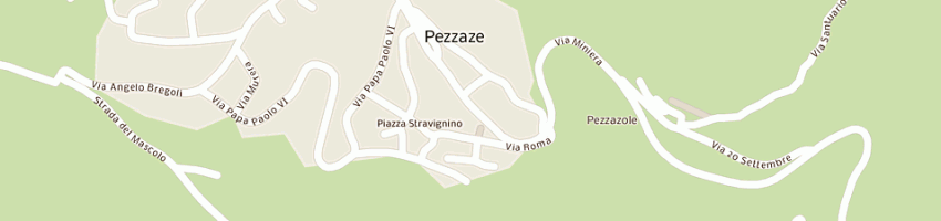 Mappa della impresa comune di pezzaze a PEZZAZE