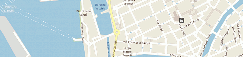 Mappa della impresa bar quattro mori a LIVORNO