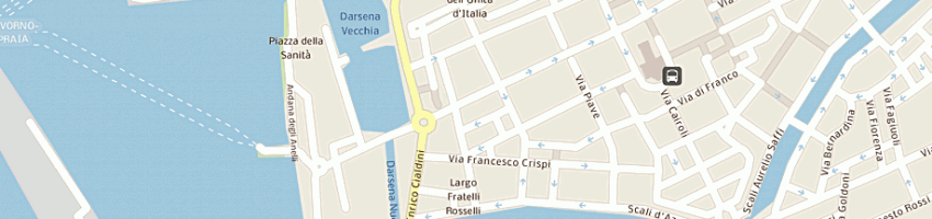 Mappa della impresa il vinaio di scotto marco a LIVORNO