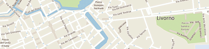 Mappa della impresa mobili tedeschi a LIVORNO