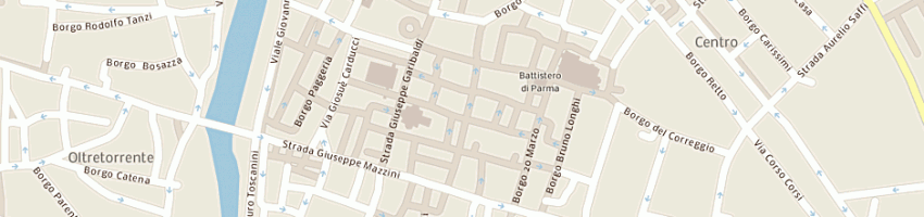 Mappa della impresa banca di roma spa a PARMA