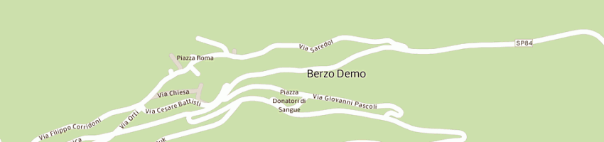 Mappa della impresa scolari caterina a BERZO DEMO