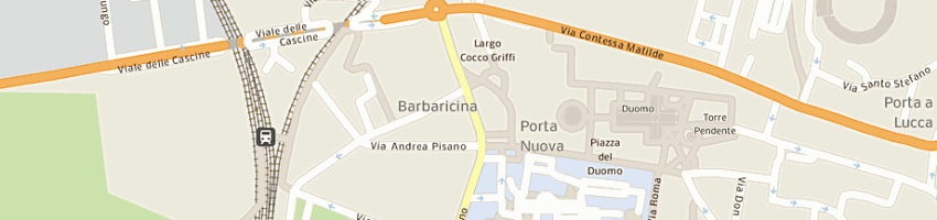 Mappa della impresa sangiovanni lucrezia a PISA