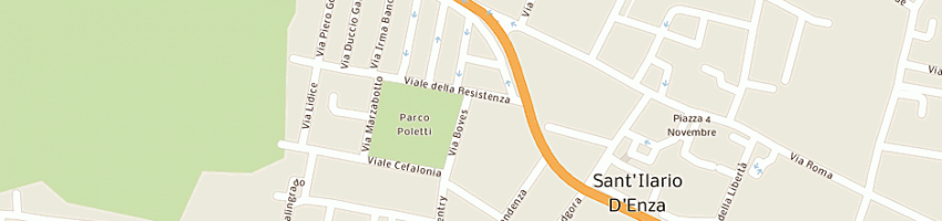 Mappa della impresa bernardini oscar a SANT ILARIO D ENZA