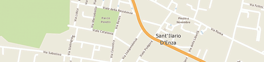 Mappa della impresa sgs consulenze srl a SANT ILARIO D ENZA