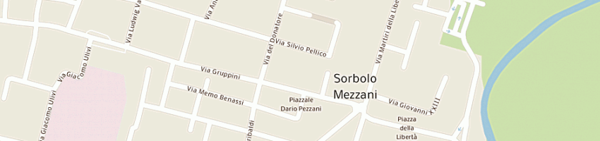 Mappa della impresa centro sociale anziani a SORBOLO