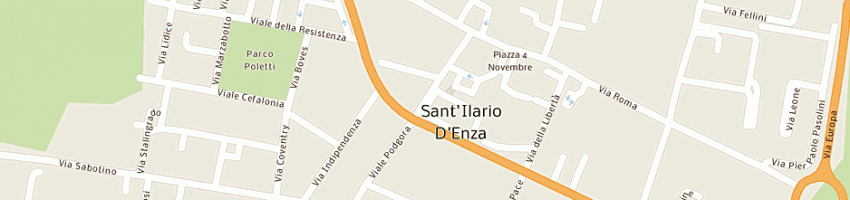 Mappa della impresa dott teza francesca medico pediatra a SANT ILARIO D ENZA