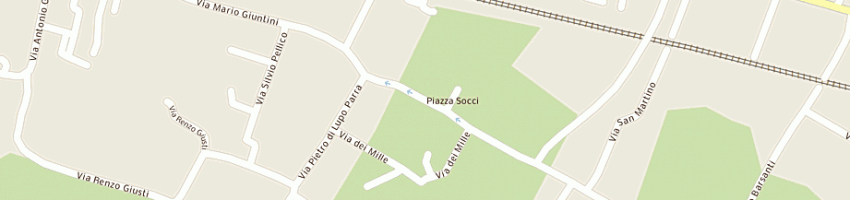 Mappa della impresa lanzetta teresa a CASCINA