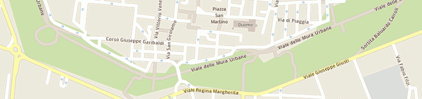 Mappa della impresa studio tecnico associato filippi a LUCCA