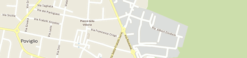 Mappa della impresa barbieri cristiano a POVIGLIO