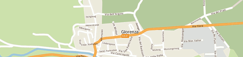 Mappa della impresa scuola media a GLORENZA