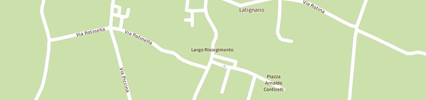 Mappa della impresa confraternita di misericordia latignano a CASCINA