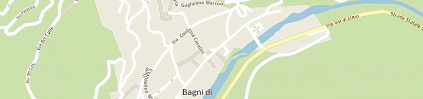 Mappa della impresa albergo bartoli umberto a BAGNI DI LUCCA