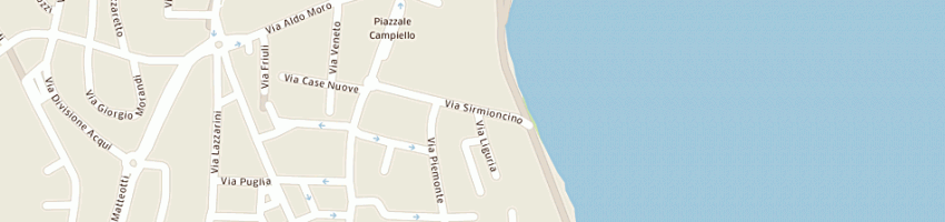 Mappa della impresa campeggio sirmione di soardi a e c sas a SIRMIONE