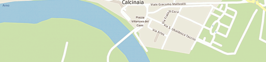 Mappa della impresa bar trattoria da piero di pieracci federico e c snc a CALCINAIA