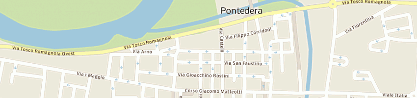 Mappa della impresa de lucia vincenzo a PONTEDERA