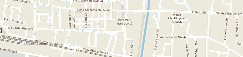 Mappa della impresa giornale la nazione a PONTEDERA