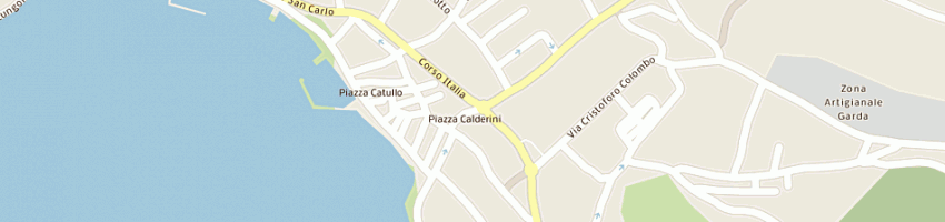 Mappa della impresa trattoria al graspo a GARDA