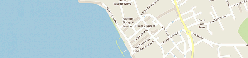 Mappa della impresa hotel riviera snc di mezzetto giampaolo e c a BARDOLINO