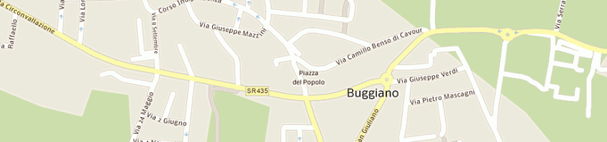 Mappa della impresa studio contabile srl a BUGGIANO