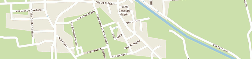 Mappa della impresa pizzeria il rosmarino di giardino francesco a PONTE BUGGIANESE