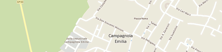 Mappa della impresa wolf (sas) a CAMPAGNOLA EMILIA