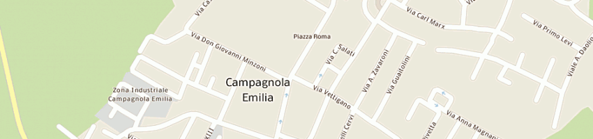 Mappa della impresa banco san geminiano san prospero a CAMPAGNOLA EMILIA