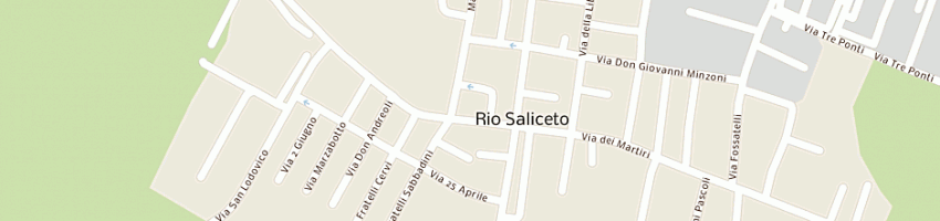 Mappa della impresa credito emiliano a RIO SALICETO