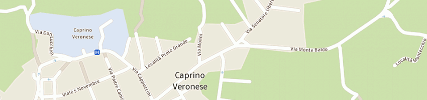 Mappa della impresa centro dimensione giovani a CAPRINO VERONESE