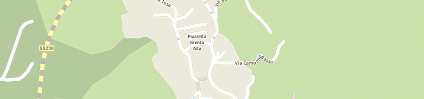 Mappa della impresa bar elite a PINZOLO