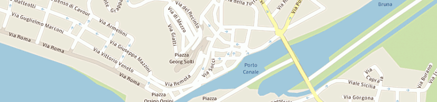 Mappa della impresa iseppi roberto e c a CASTIGLIONE DELLA PESCAIA