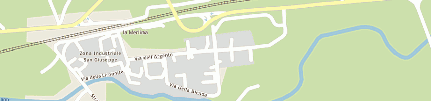 Mappa della impresa topi viola srl a GAVORRANO