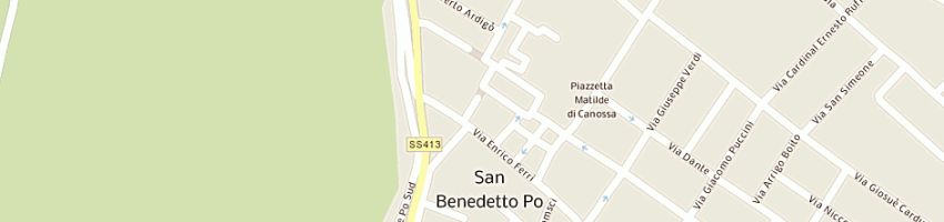 Mappa della impresa polirone all services snc a SAN BENEDETTO PO