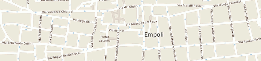 Mappa della impresa cinema la perla a EMPOLI