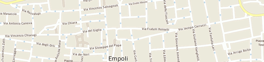 Mappa della impresa moriani tito a EMPOLI