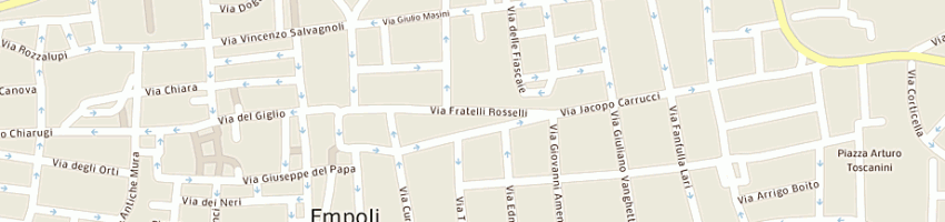 Mappa della impresa l'impronta di cerri umberto a EMPOLI