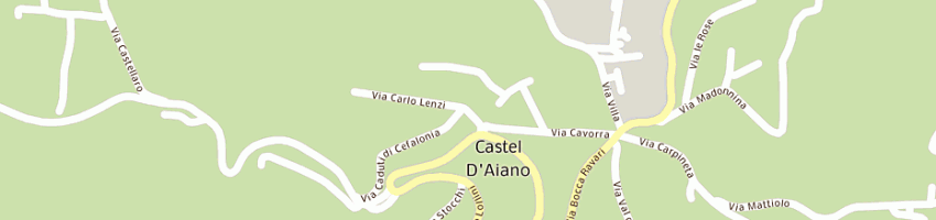 Mappa della impresa municipio a CASTEL D AIANO