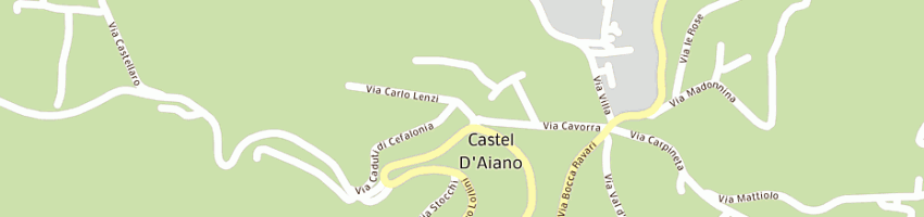 Mappa della impresa parrocchia di castel d'aiano a CASTEL D AIANO