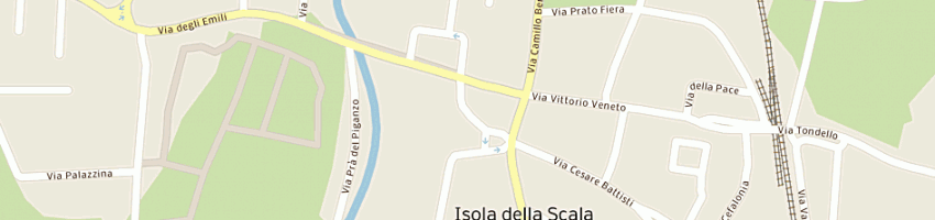 Mappa della impresa banca antonveneta spa a ISOLA DELLA SCALA