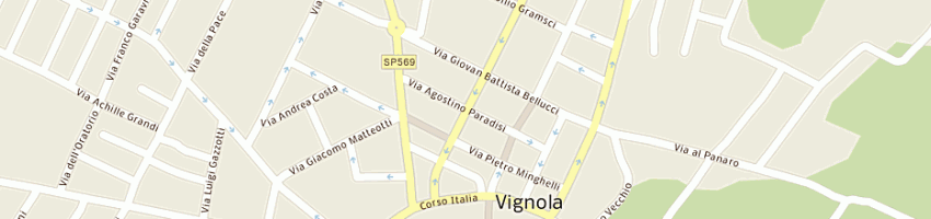 Mappa della impresa studio penta (srl) a VIGNOLA