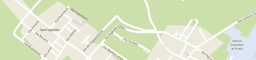 Mappa della impresa tessilgodi (spa) a PRATO