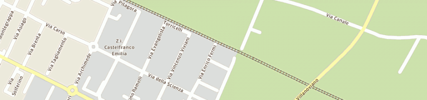 Mappa della impresa osmas 3 (srl) a CASTELFRANCO EMILIA