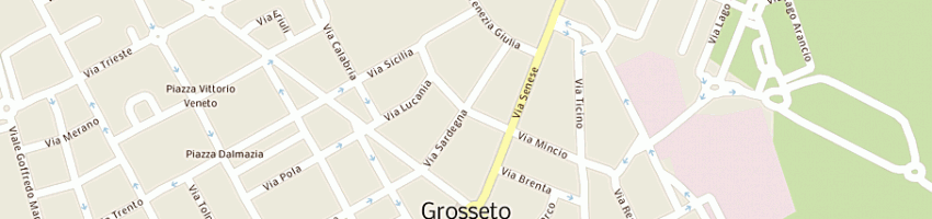 Mappa della impresa masini stefania a GROSSETO