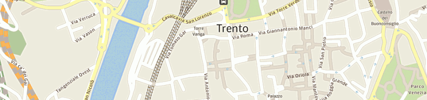 Mappa della impresa siciliano pietro a TRENTO