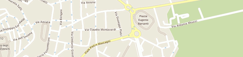 Mappa della impresa gestri mauro a GROSSETO