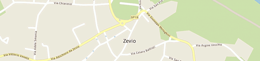 Mappa della impresa municipio a ZEVIO